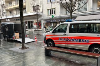 La "Bahnhofstrasse" a été fermée à la circulation le temps de quelques heures ce jeudi